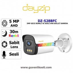Dayzip DZ-528BFC 5mp Gece Renkli ve Sesli Ahd Bullet Kamera